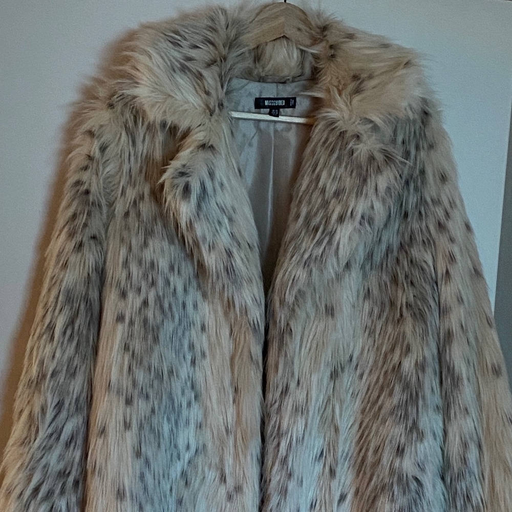ASOS Misguided Faux Fur NWOT